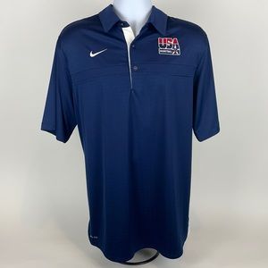 Nike Men’s Olympic Basketball Coach Polo Large